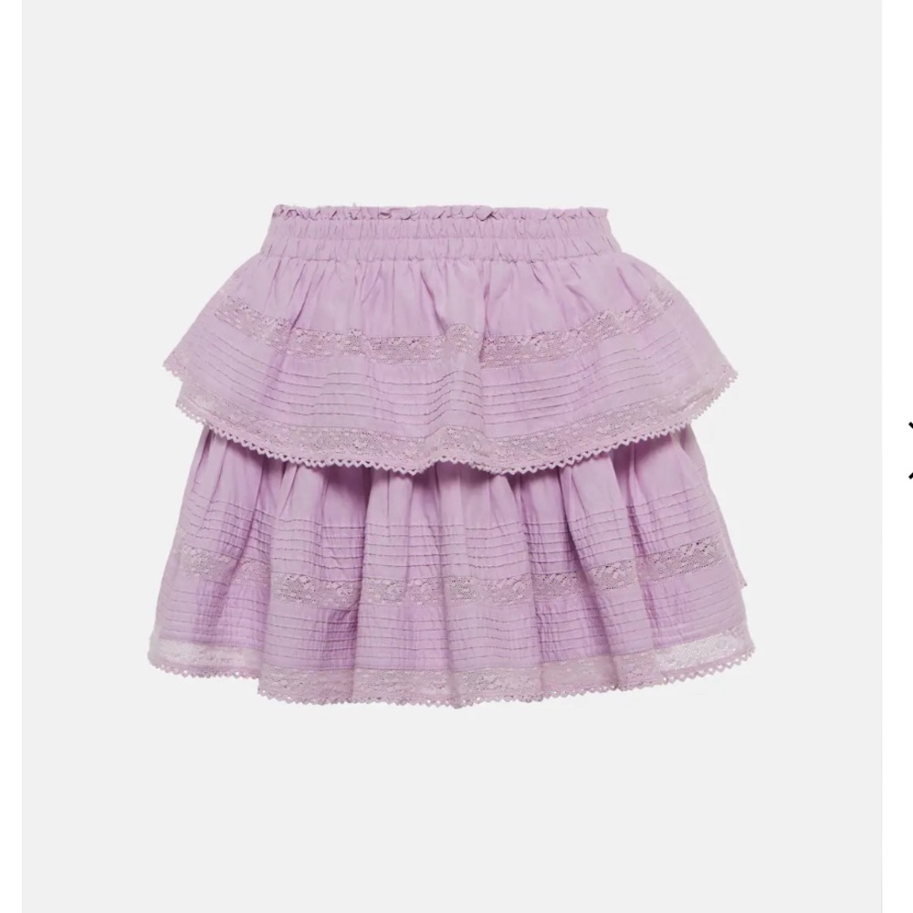 LoveShackFancy Ruffle mini skirt Size P (00)